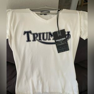 NWT Women’s Triumph Motorcycle Shirt Size Large